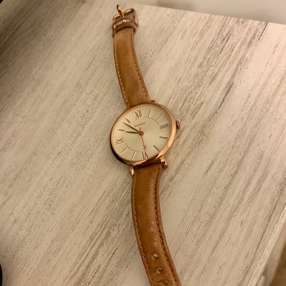 Fossil Watch | Brown Leather
